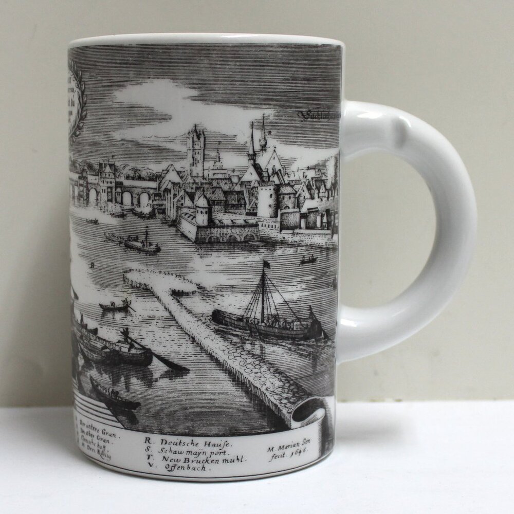Heavy Frankfurt Scene Kurt Hammer Stein Mug - Coffee, Tea or Beverage